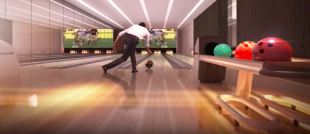 The bowling alley (Image Credit: Domain)